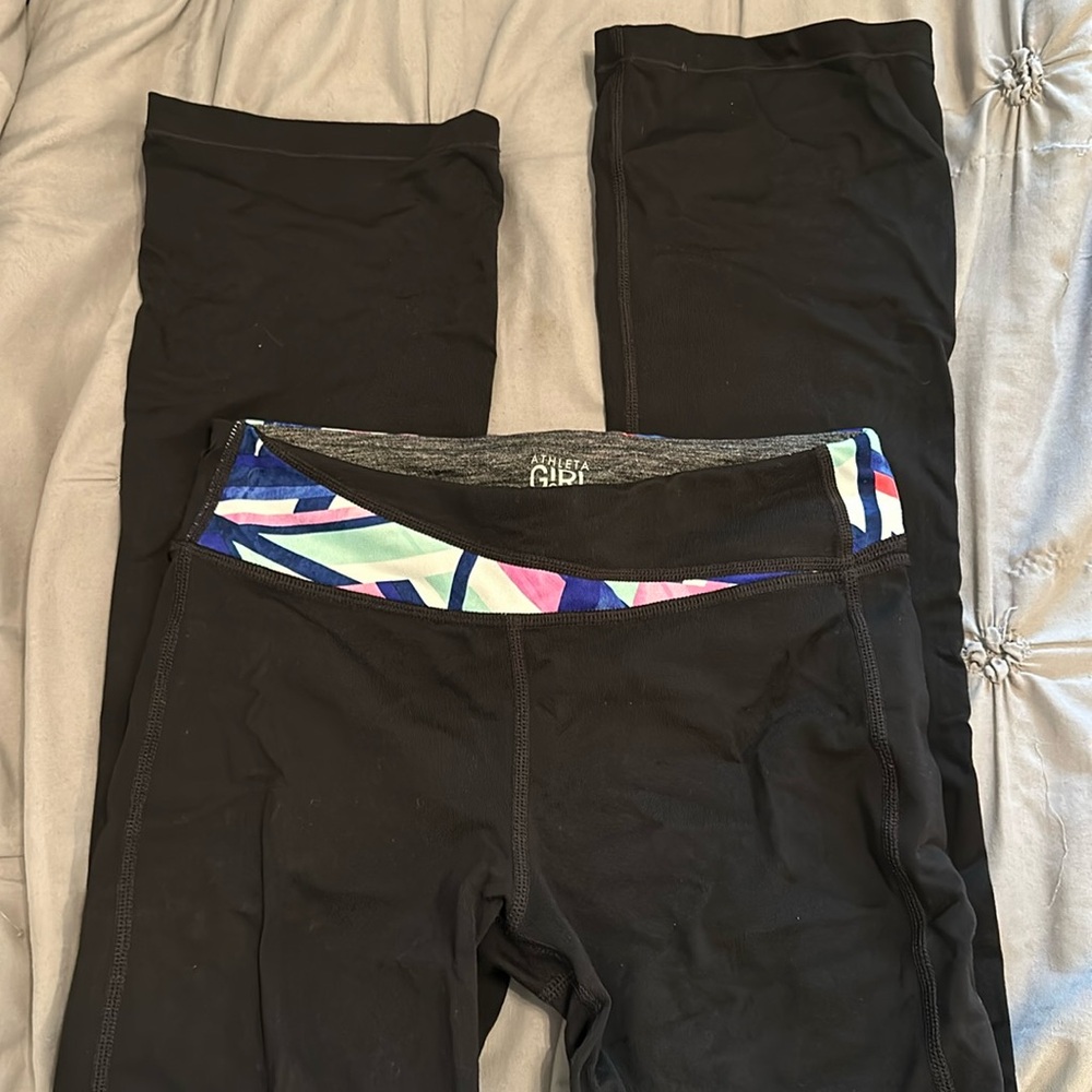 Girls Size 12 Athleta Flare Leggings